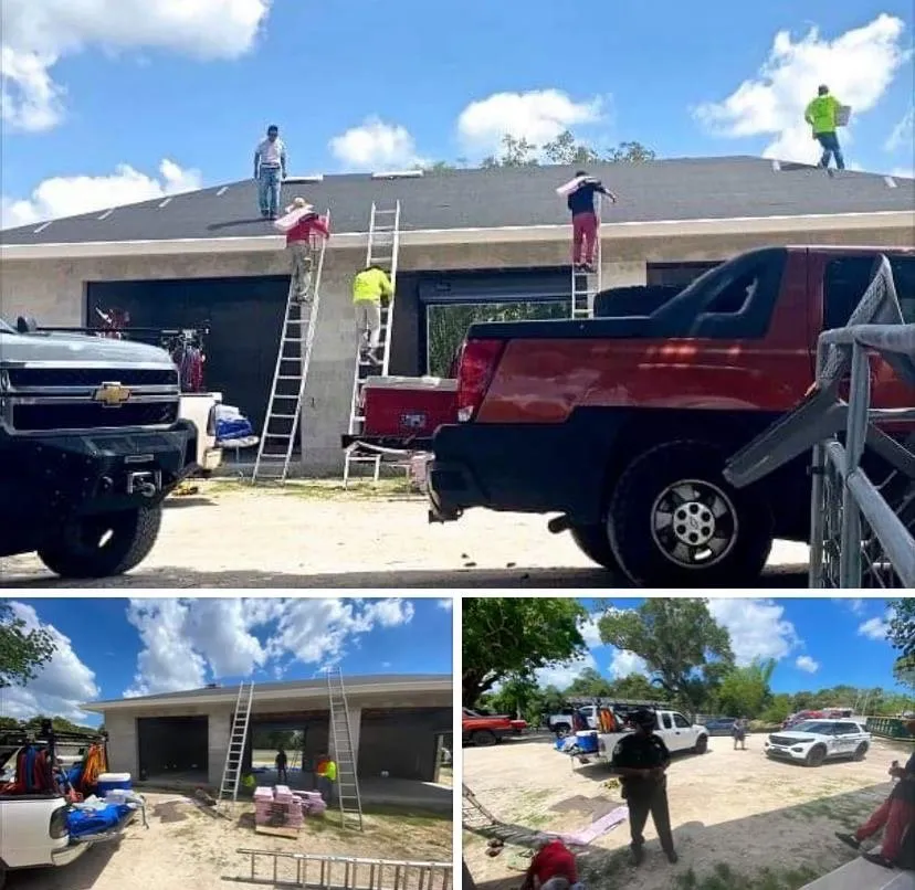 Slide of First Response Roofing