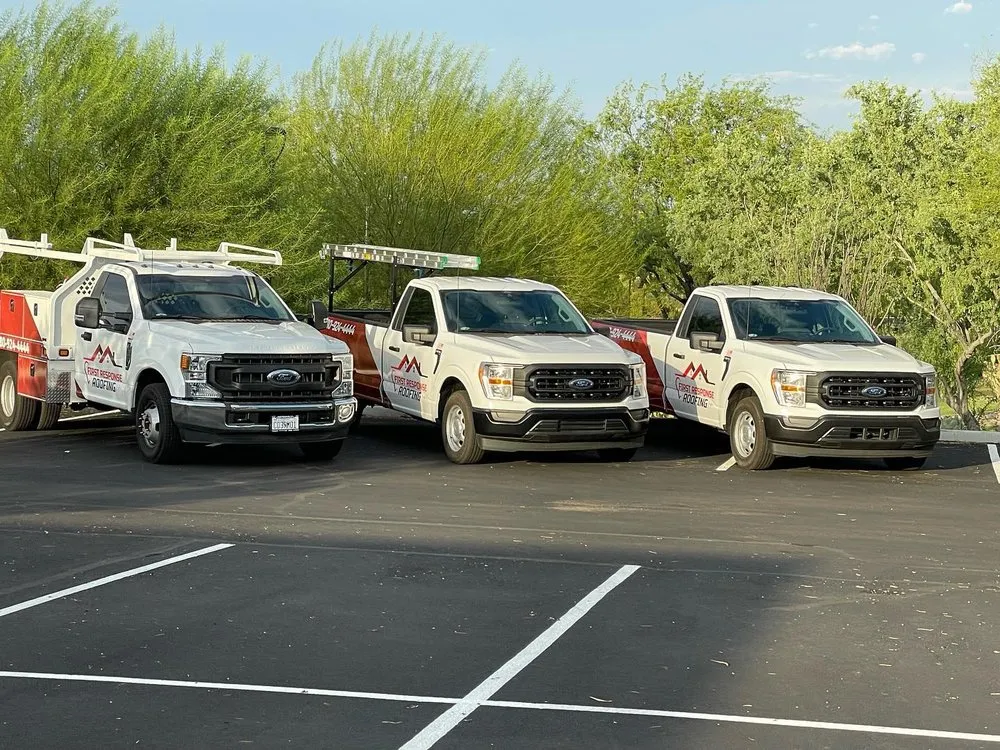 Slide of First Response Roofing