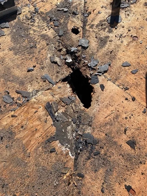 Slide of First Response Roofing