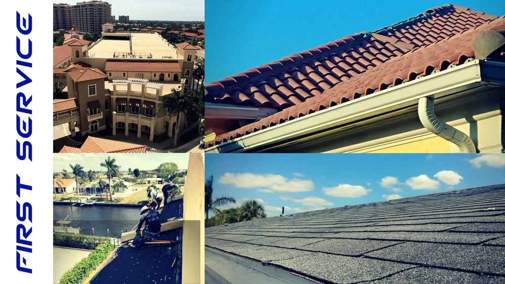 Slide of First Service - Roofing and Painting Contractor