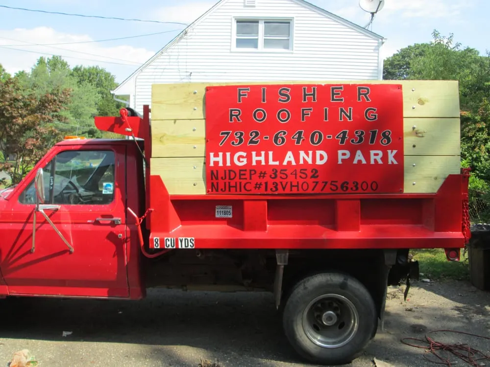 Slide of Fisher Roofing