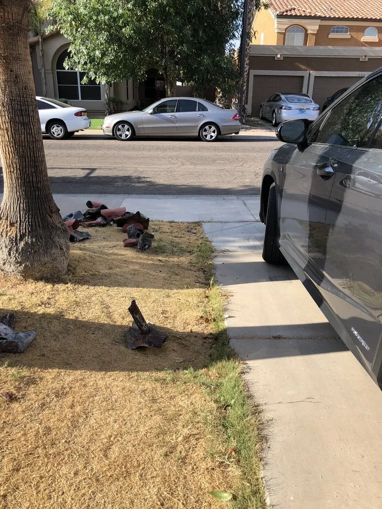 Slide of Five Guys Roofing