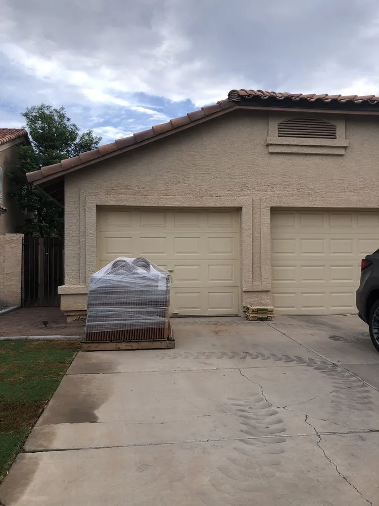 Slide of Five Guys Roofing