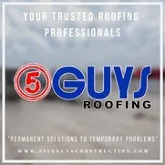 Slide of Five Guys Roofing