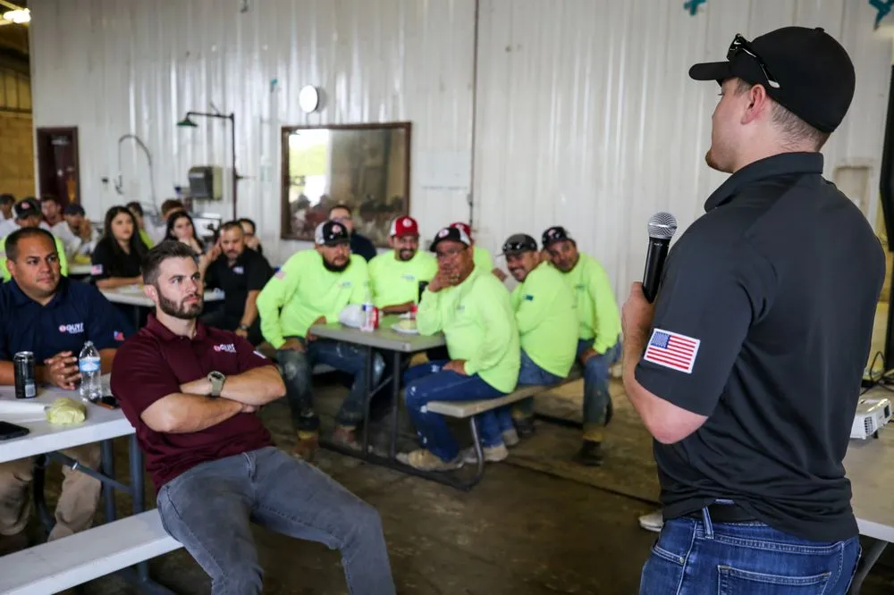 Slide of Five Guys Roofing
