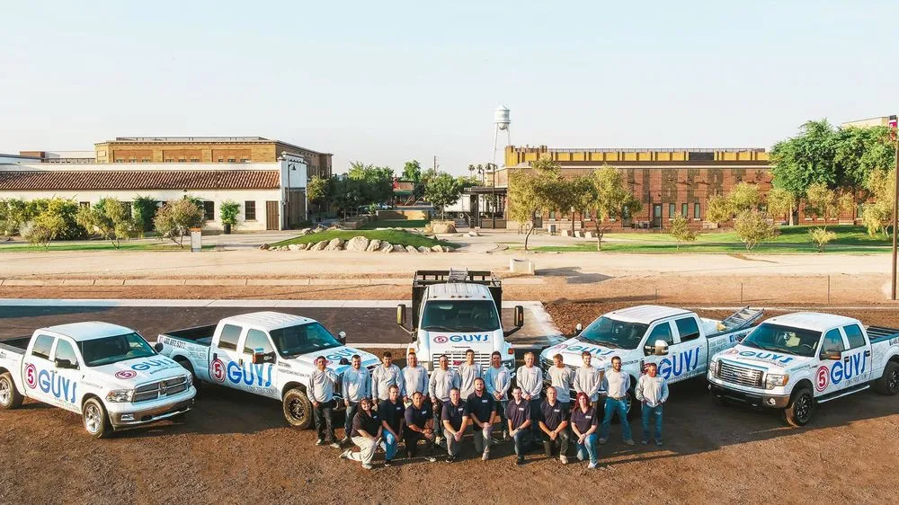 Slide of Five Guys Roofing