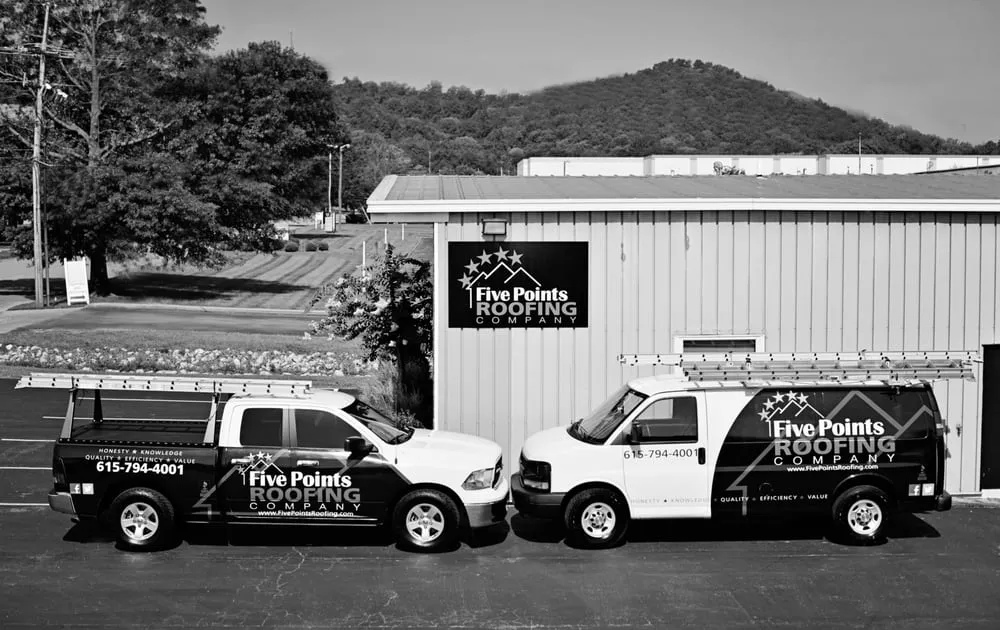 Slide of Five Points Roofing