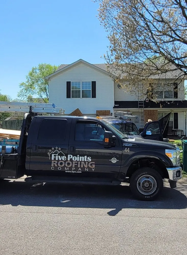 Slide of Five Points Roofing