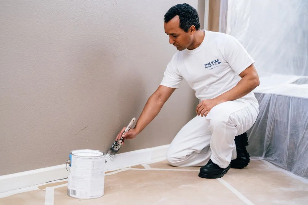 Slide of Five Star Painting of Bend