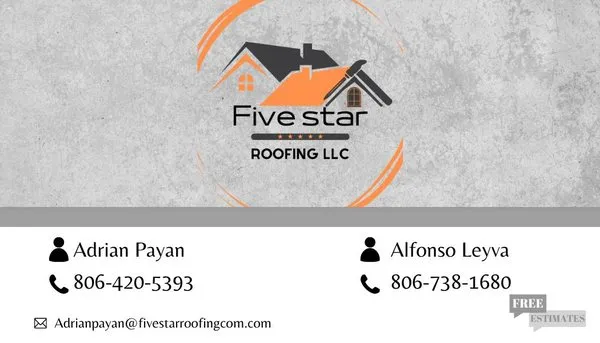 Five Star Roofing Logo