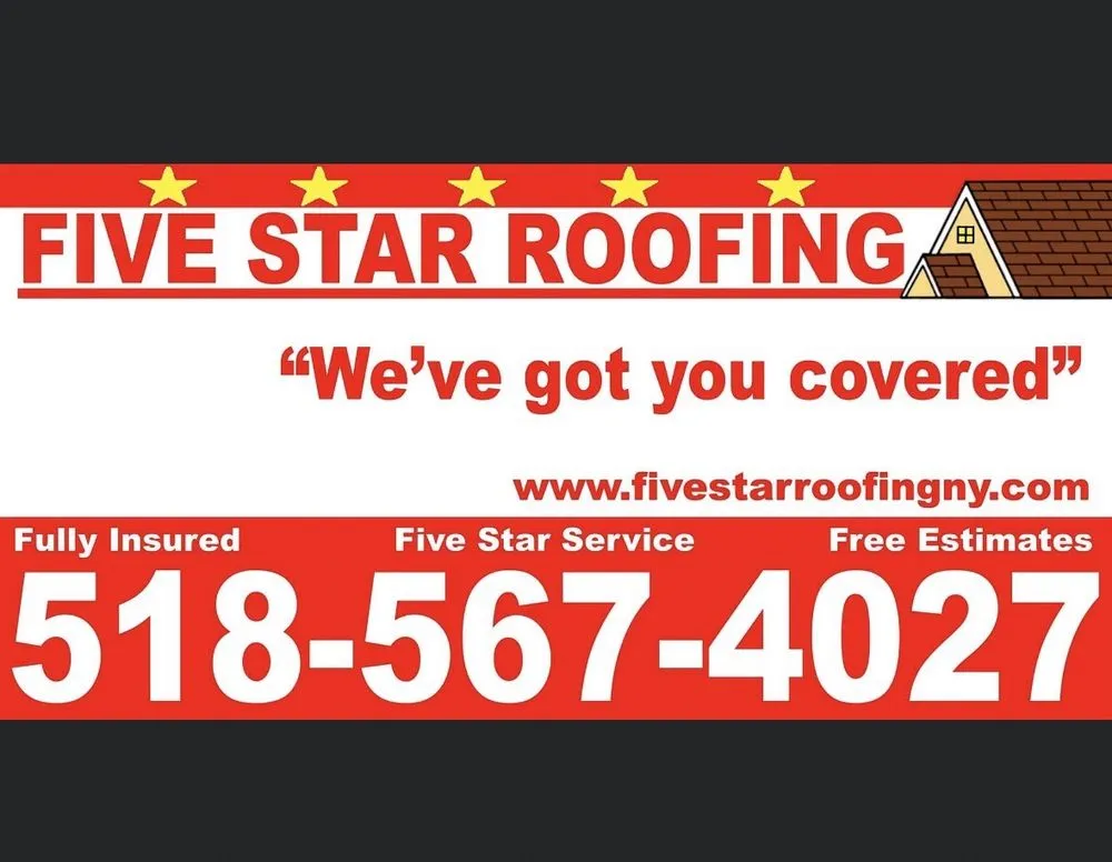 Slide of Five Star Roofing