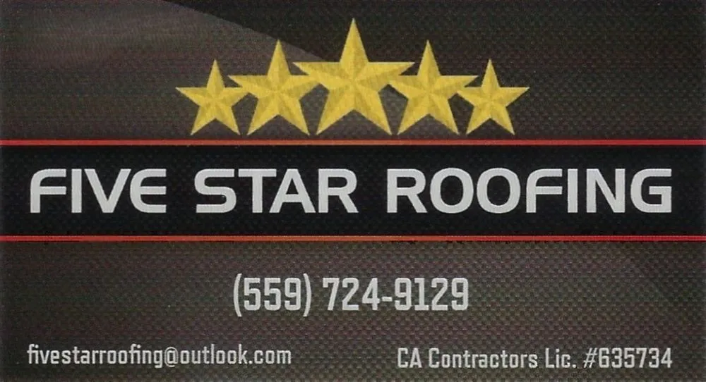 Slide of Five Star Roofing