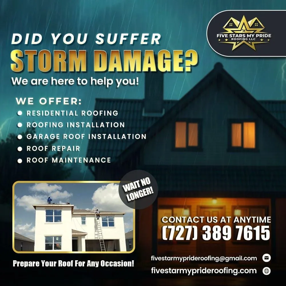 Slide of Five Stars My Pride Roofing