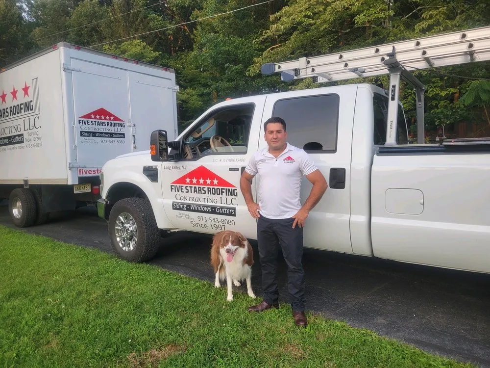 Local roof leak repair in Washington Township, NJ by Five Stars Roofing