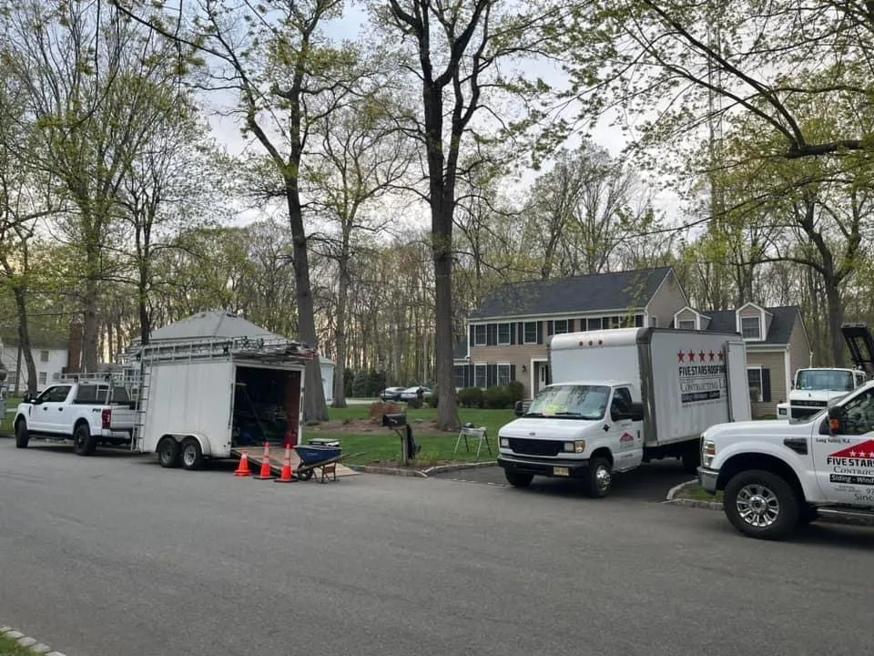 Emergency roof repair near you in Washington Township, NJ by Five Stars Roofing