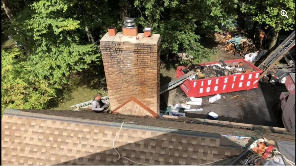 Professional roof repair in Washington Township, NJ by Five Stars Roofing