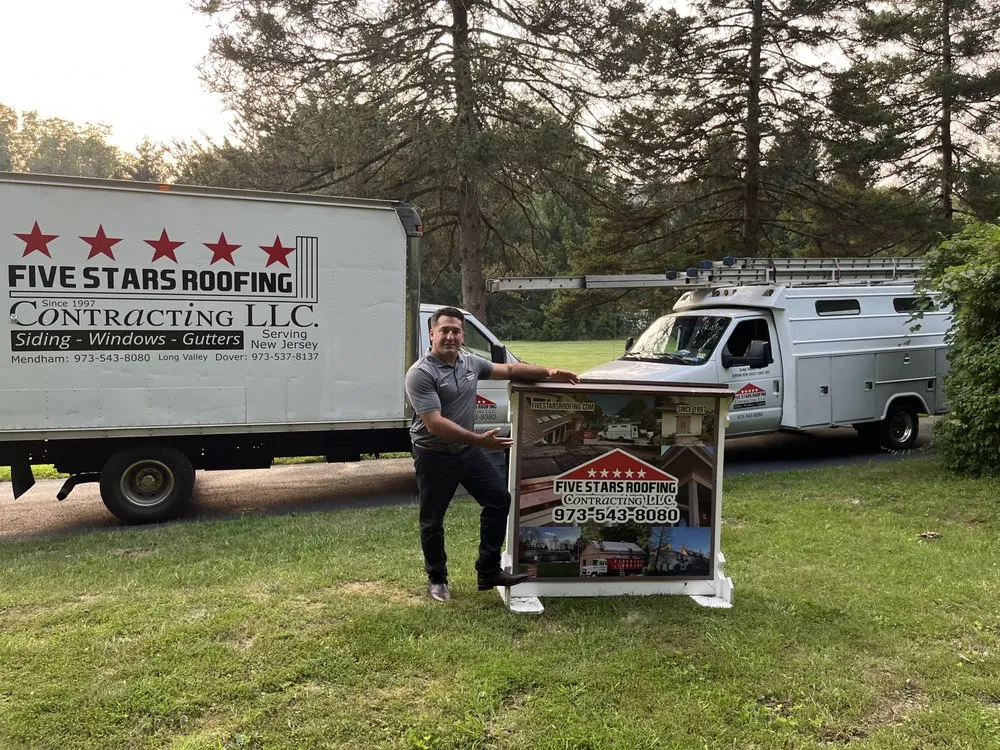 Local roof leak repair experts serving Washington Township, NJ - Five Stars Roofing