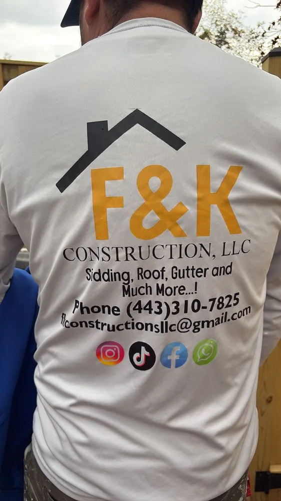Professional roof inspection for homes across Linthicum Heights, MD - F&K Construction