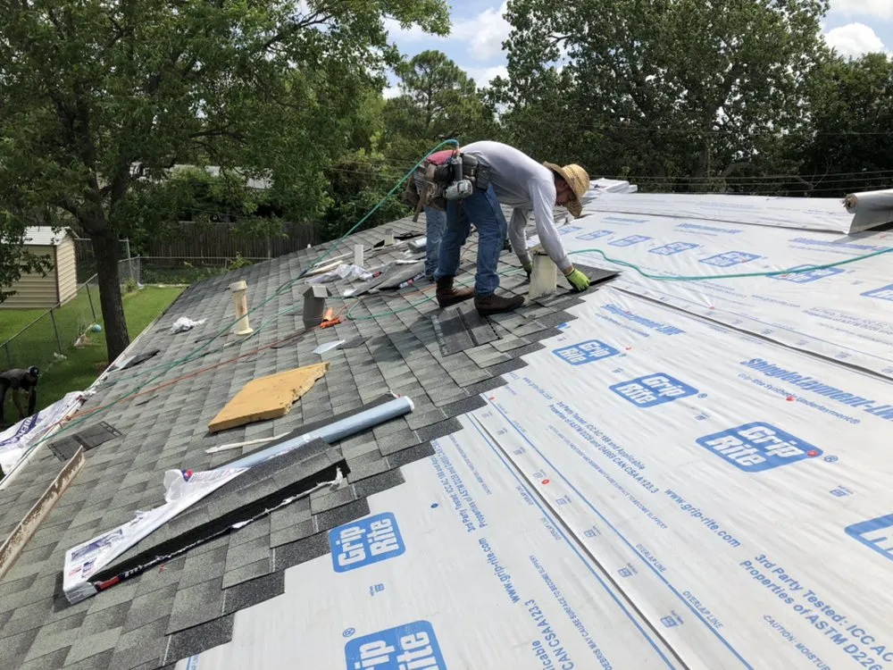 Slide of Flash Roofing DFW