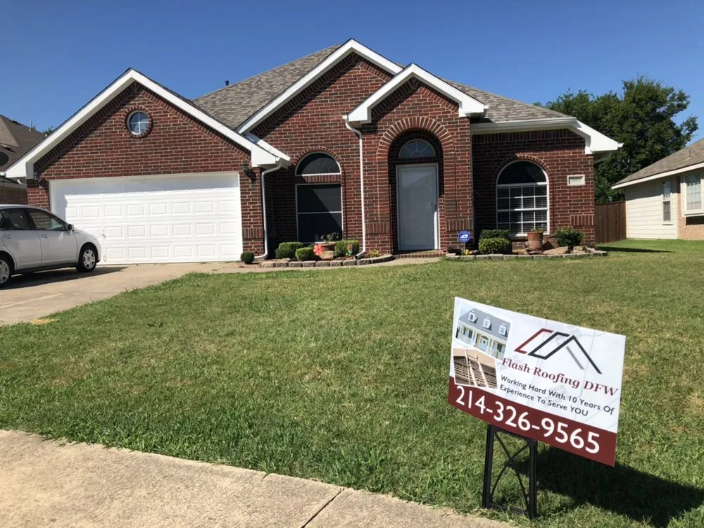 Slide of Flash Roofing DFW