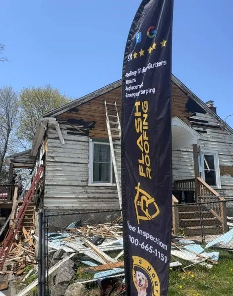 Slide of Flash Roofing