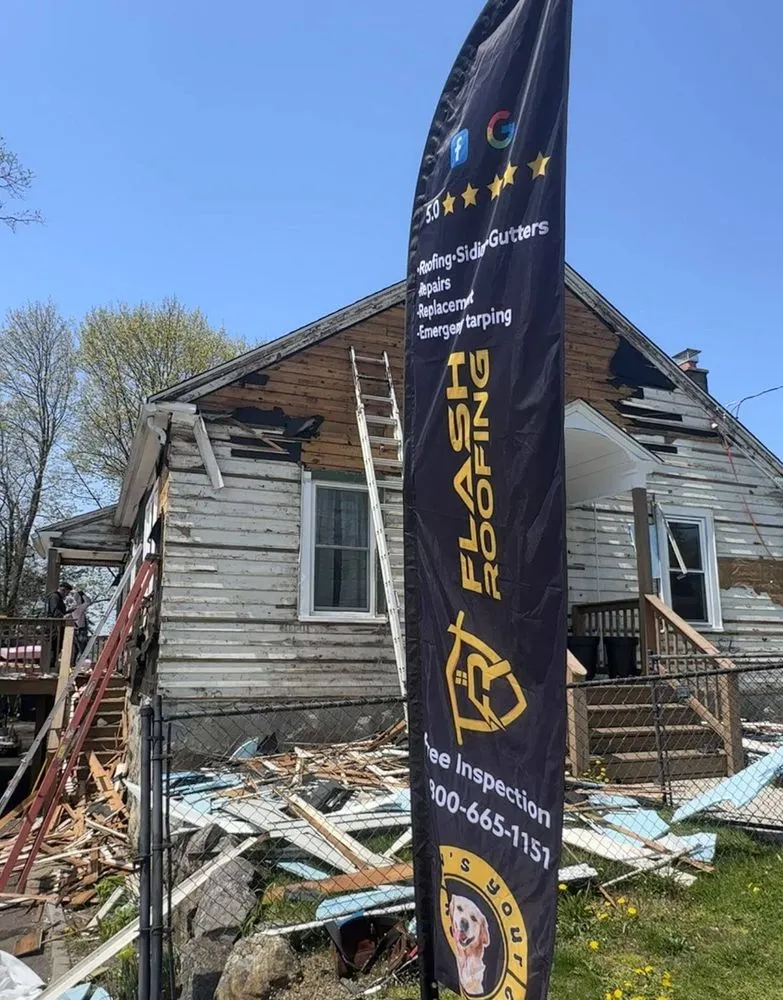 Slide of Flash Roofing