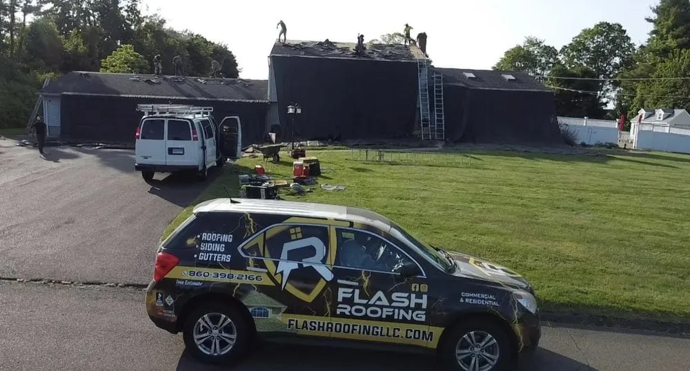 Slide of Flash Roofing