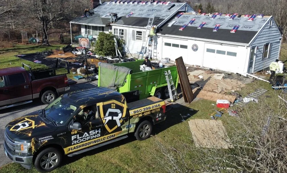 Slide of Flash Roofing