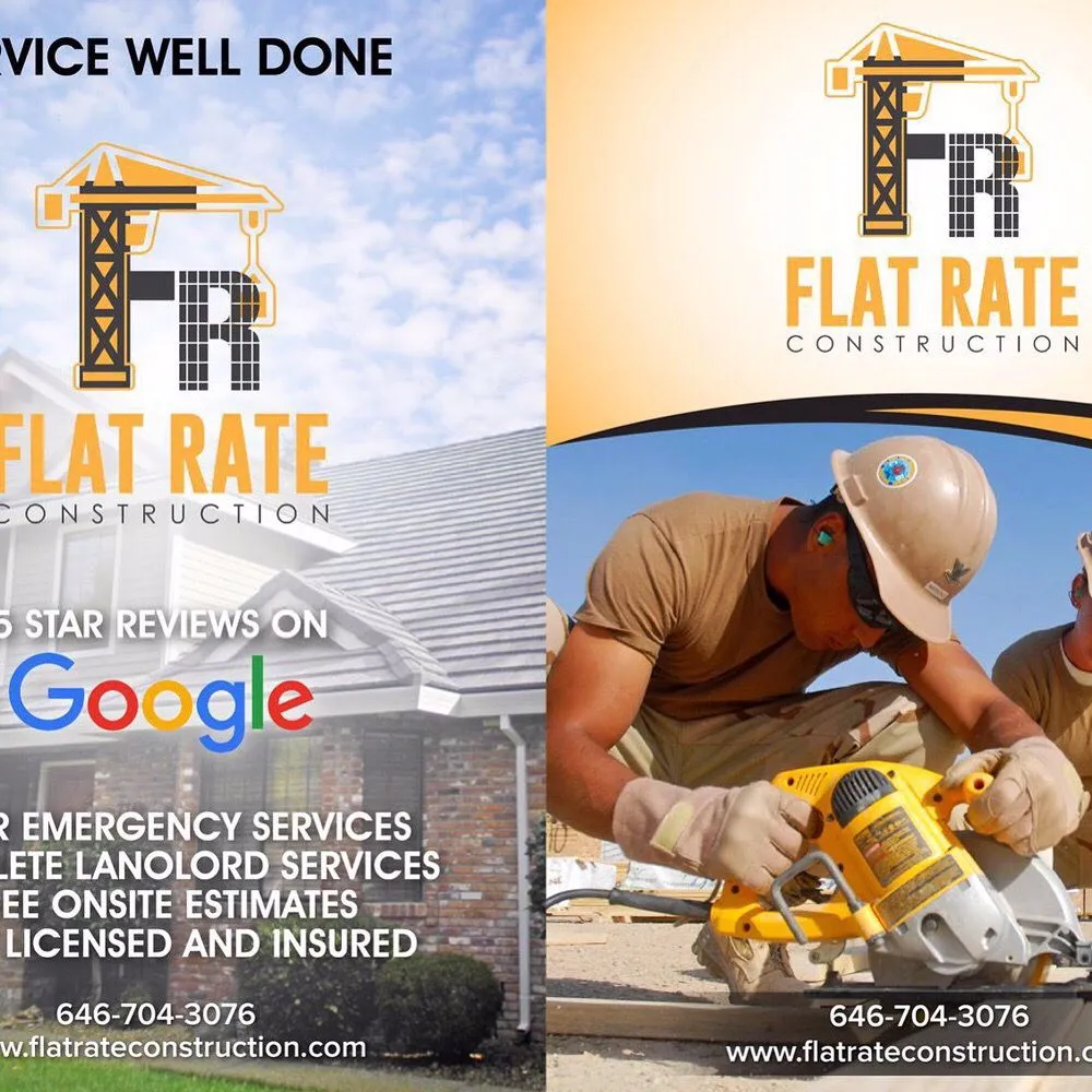 Slide of Flat Rate Construction