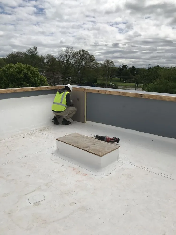 Slide of Flat Roof