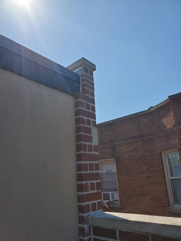 Slide of Flat Roof Repair