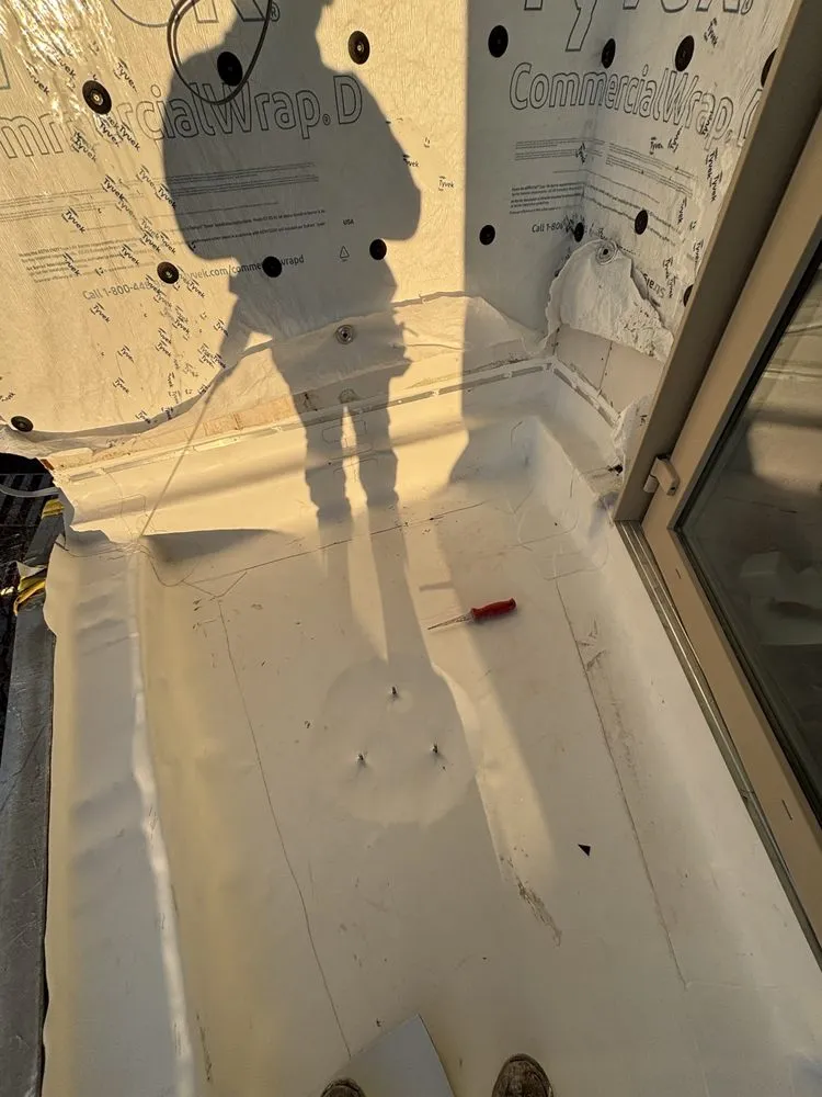 Slide of Flat Roofing