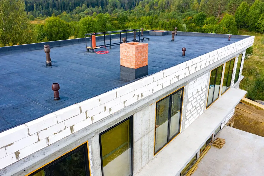 Slide of Flat Roofing