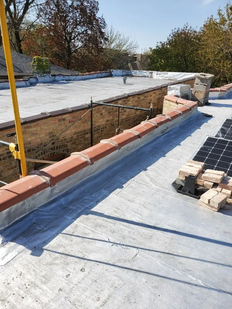Slide of Flat Roofing