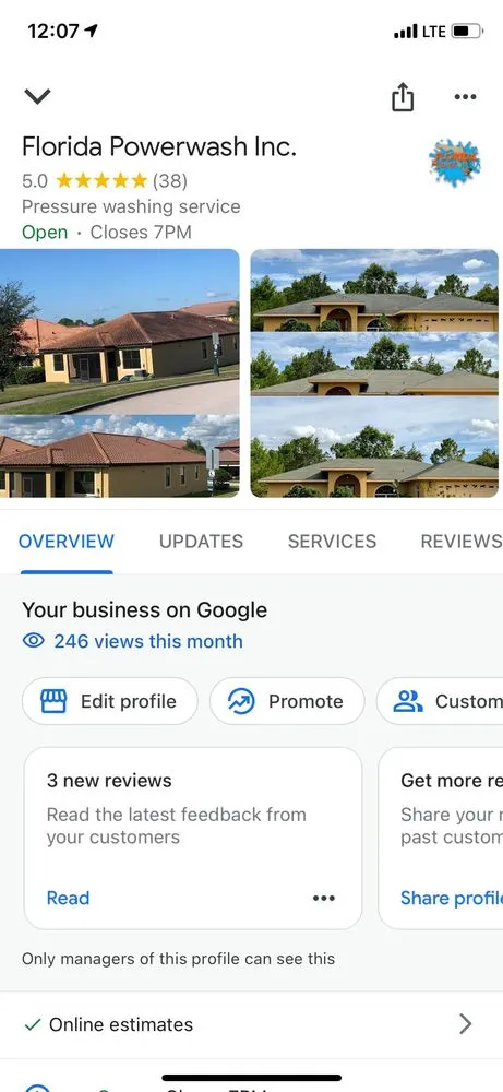 Slide of Florida Powerwash