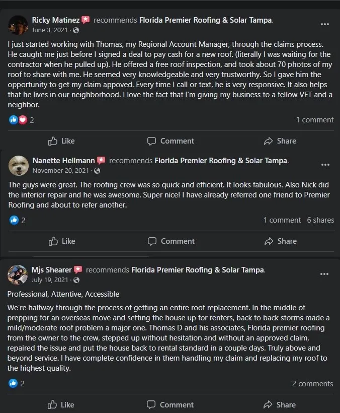 Slide of Florida Premier Roofing