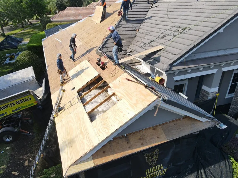 Slide of Florida Roof Restorations