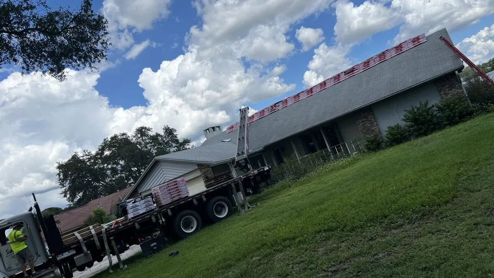 Licensed metal roofing installation in St. Petersburg, FL by Florida Roofing Specialists