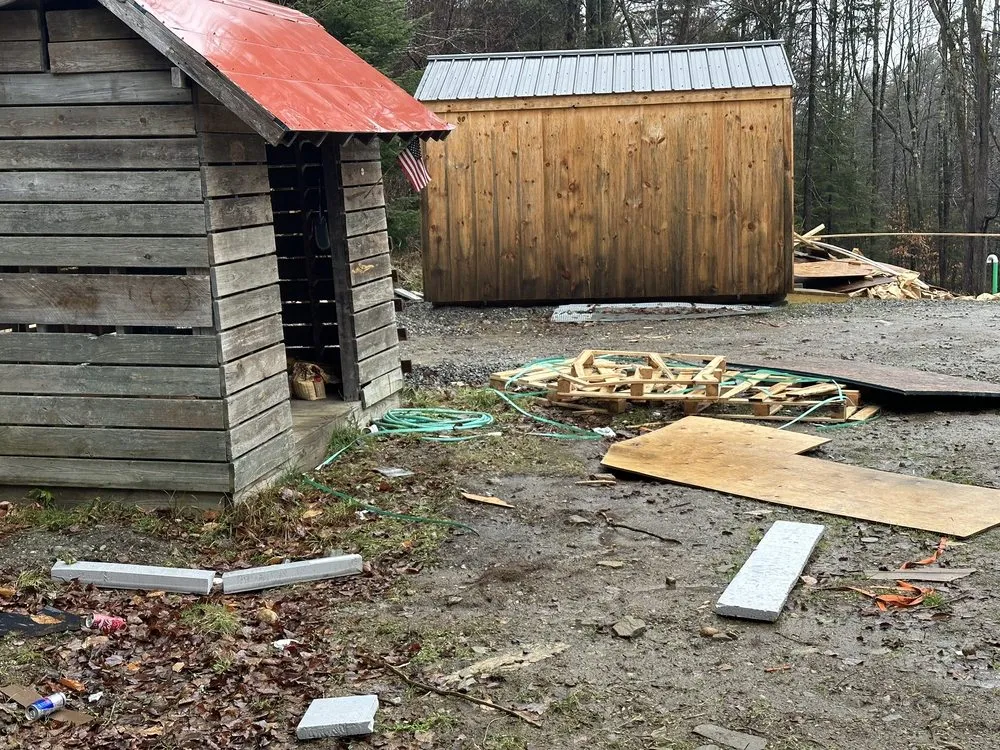 Slide of Flying Goose Construction