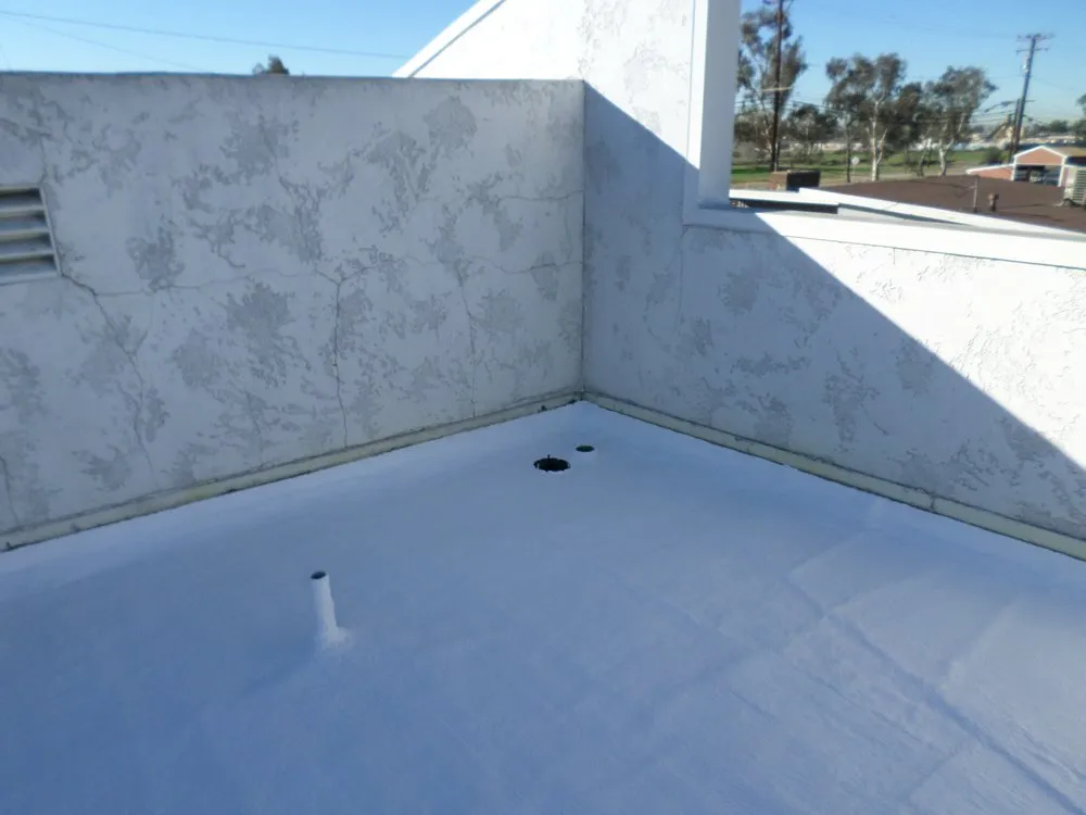 Expert roof leak repair after storm damage in San Bernrdno, CA by FM Foam & Coatings