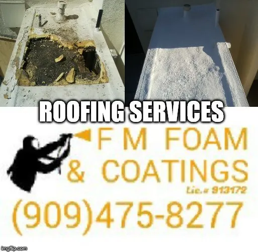 Top-rated shingle roofing service with free inspection in San Bernrdno, CA by FM Foam & Coatings