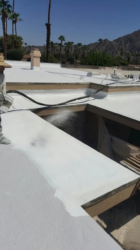 Slide of Foam Bond-A Quality Roofing