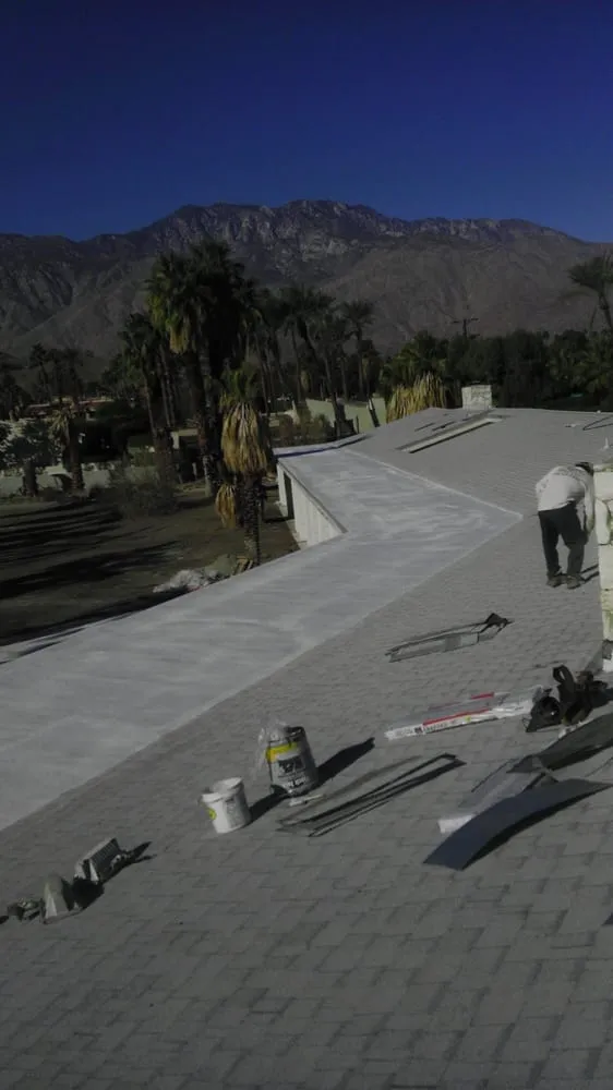 Slide of Foam Bond-A Quality Roofing