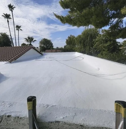 Slide of Foam Roofing Los Angeles