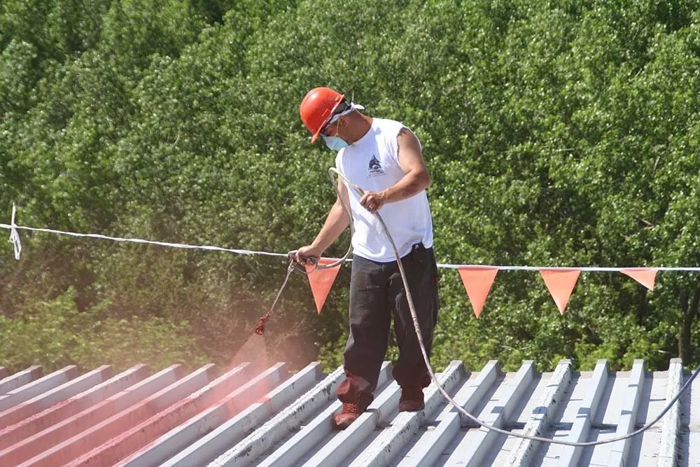 Local flat roof repair in Willis, VA by Foam Works