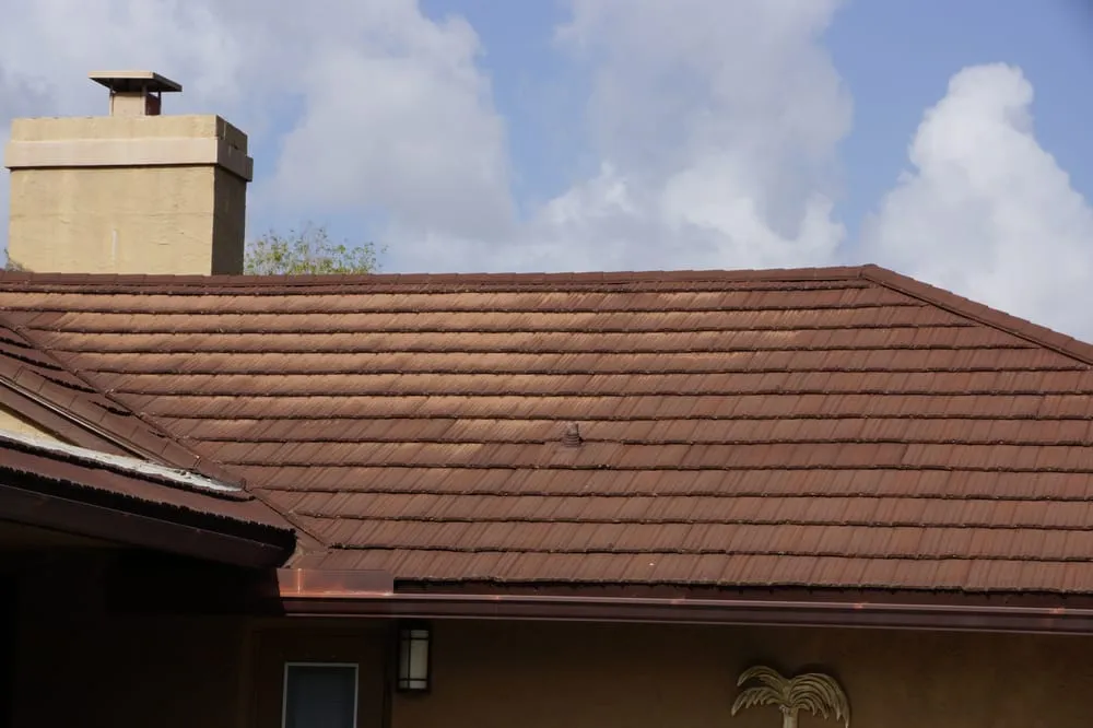 Slide of FoamBrite Roof Cleaning