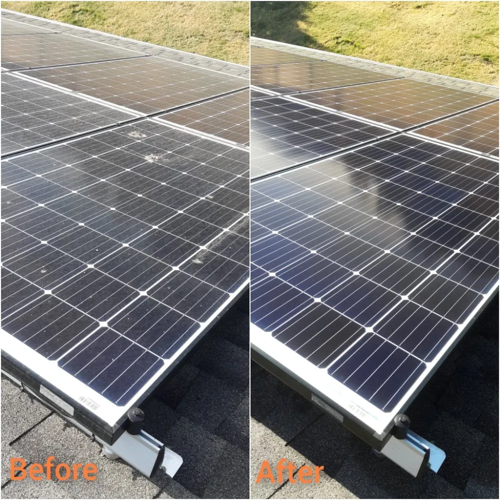 Slide of Foothills Solar Cleaning