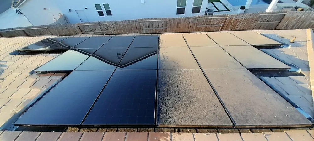 Slide of Foothills Solar Cleaning