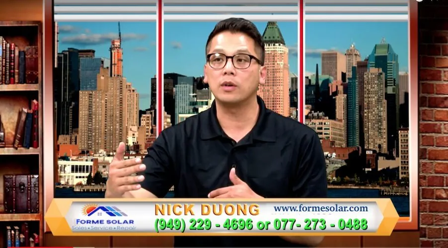 Slide of Forme Solar - Rancho Cucamonga