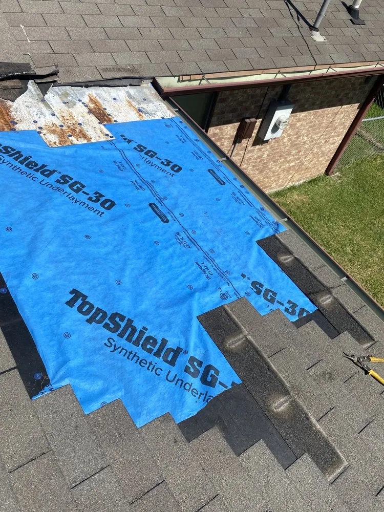 Slide of Foster roofing